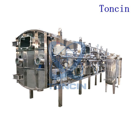 Toncin QPBF Filter Sabuk Vakum Karet Horisontal Tertutup Sepenuhnya Pengeringan dan Pencucian Kue Throughput Tinggi