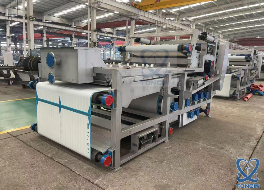 Belt Filter Press Menjadi Mudah untuk Pengeringan Lumpur