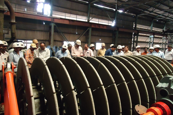 Filter Cakram Keramik India untuk Konsentrasi Bijih Besi Magnetit di Situs Jindal Saw Bhilwara