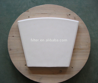 Filter Cakram Vakum Keramik Alumina Berkualitas Tinggi Untuk Pengeringan Garam Kalsium